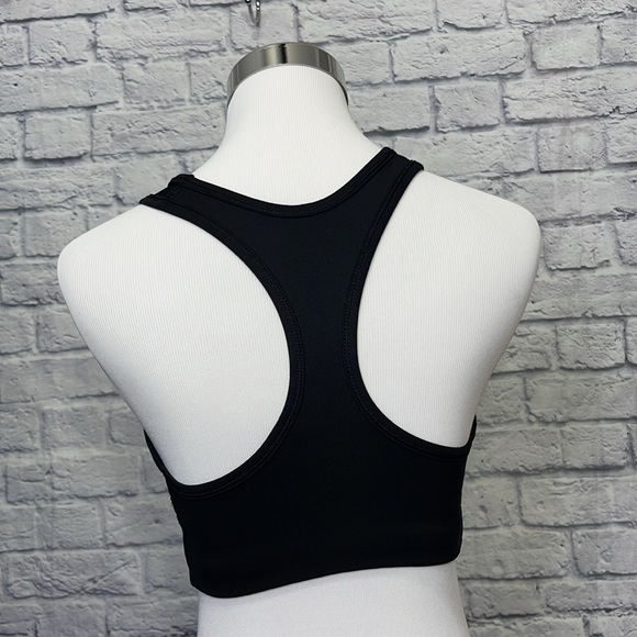Nike Swoosh Dri-Fit Classic Sports Bra Black Running Yoga Pilates Outfits size M - Picture 5 of 11